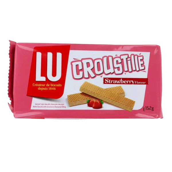 Biscuits Croustille fourrés saveur fraise - 152g - Image 2