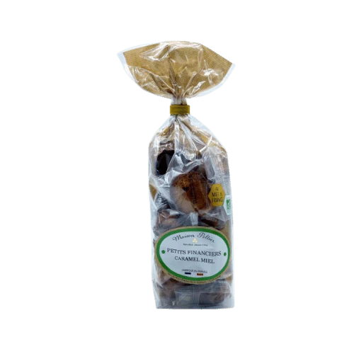 Petits financiers aux éclats de caramel au miel de France bio - 160g - Image 2