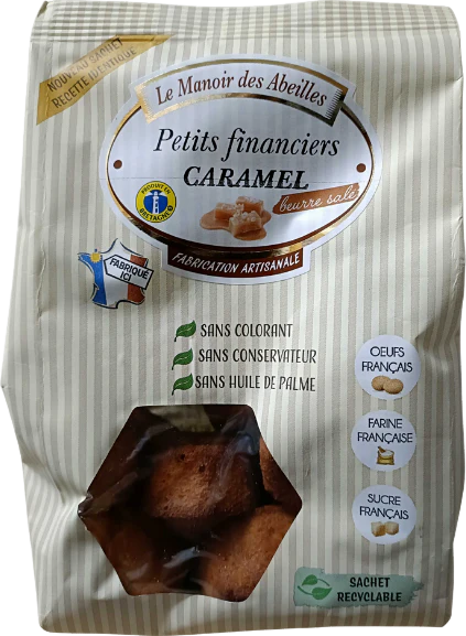 Petit financier caramel beurre salé - 180g