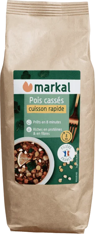 Pois cassés cuisson rapide bio - 400g