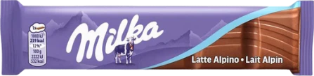 Barre au chocolat au lait alpin - 45g - Image 3