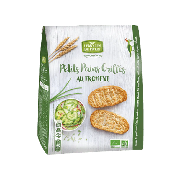 Petits pains grillés au froment bio - 225g - Image 2