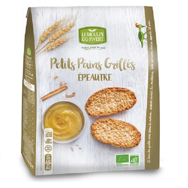 Petits Pains Grilles Épeautre bio - 225g - Image 2