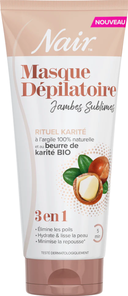 Masque dépilatoire 3en1 au karité bio - 180ml - Image 2