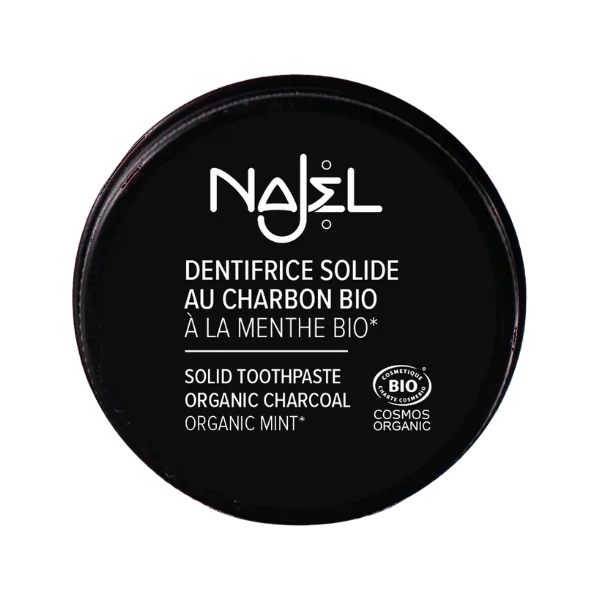 Dentifrice solide au charbon à la menthe bio - 33g - Image 3