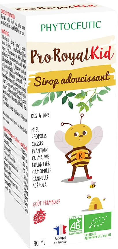 Sirop adoucissant pour enfant bio - 90ml