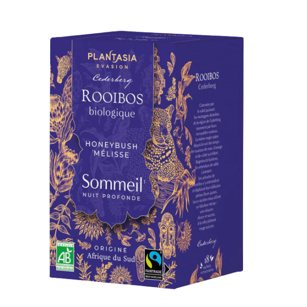 Infusion sommeil rooïbos honeybush et mélisse bio - 18 sachets - Image 2