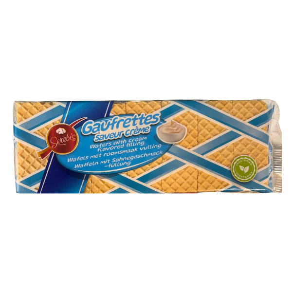 Gaufrettes saveur crème - 200g
