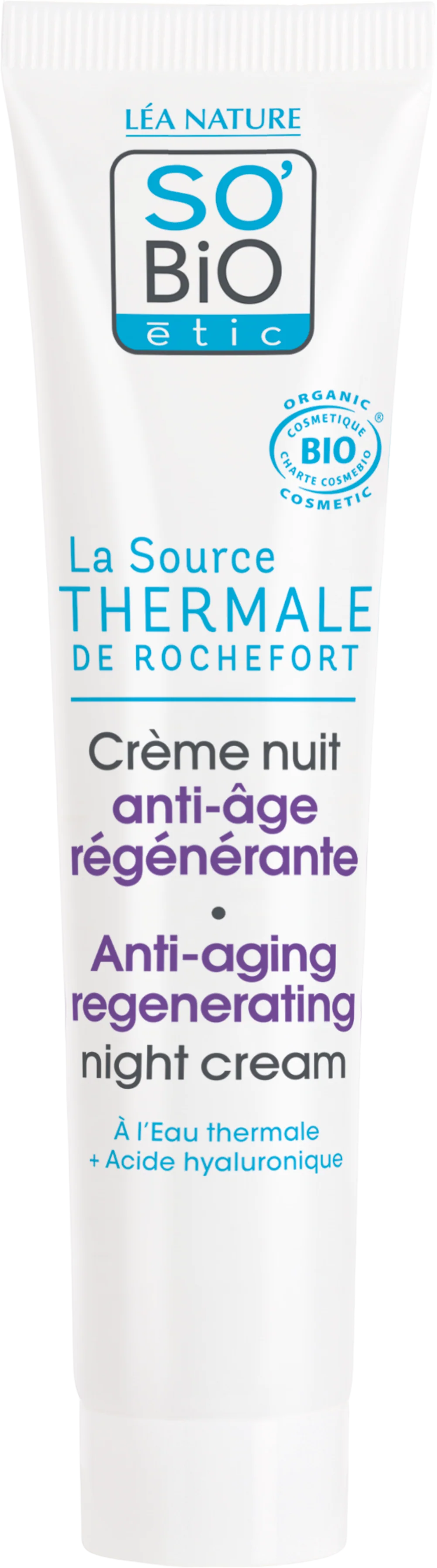 Crème nuit anti-âge régénérante bio - 40ml - Image 2