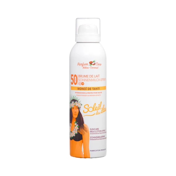 Brume de lait SPF50 parfum coco - 150 ml