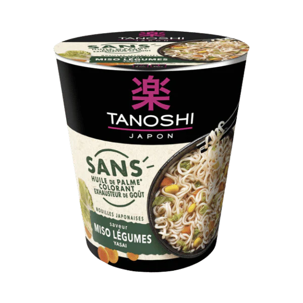 Cup Nouilles Sans Colorant Légumes - 68g - Image 3