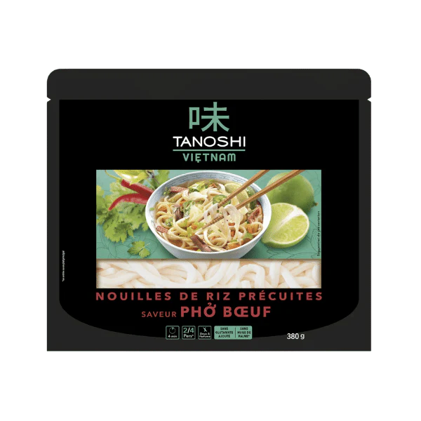 Nouilles de riz précuites saveur phô boeuf - 380g - Image 3