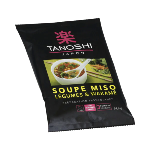 Soupe Miso aux légumes et wakamé - 65g - Image 4