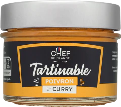 Tartinable poivron et curry - 100g