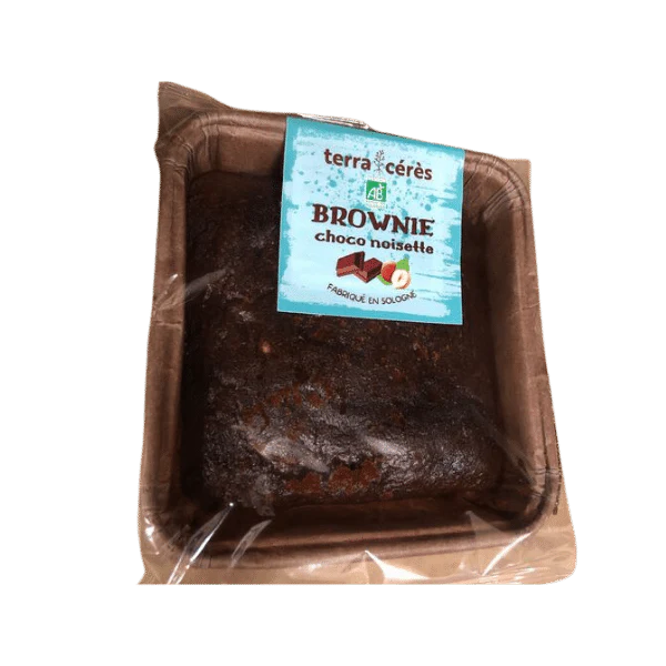 Brownie au chocolat et aux noisettes sans gluten bio - 170g - Image 3