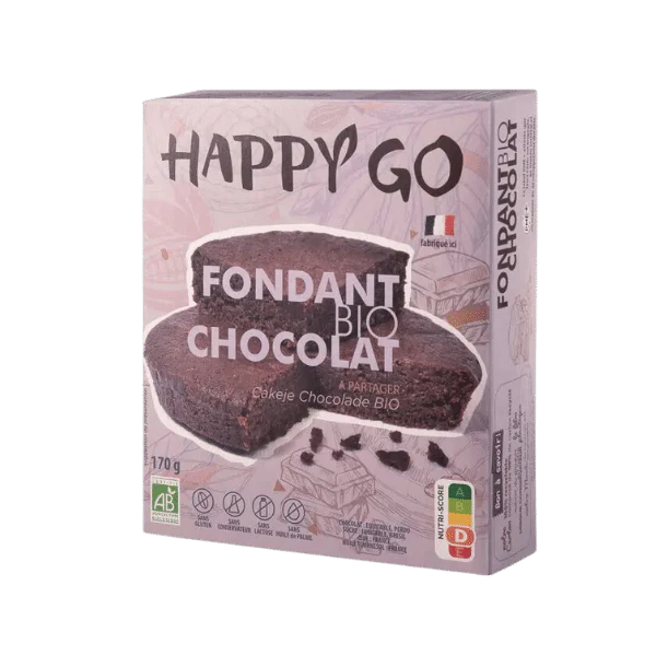 Fondant au chocolat sans gluten bio - 170g - Image 2