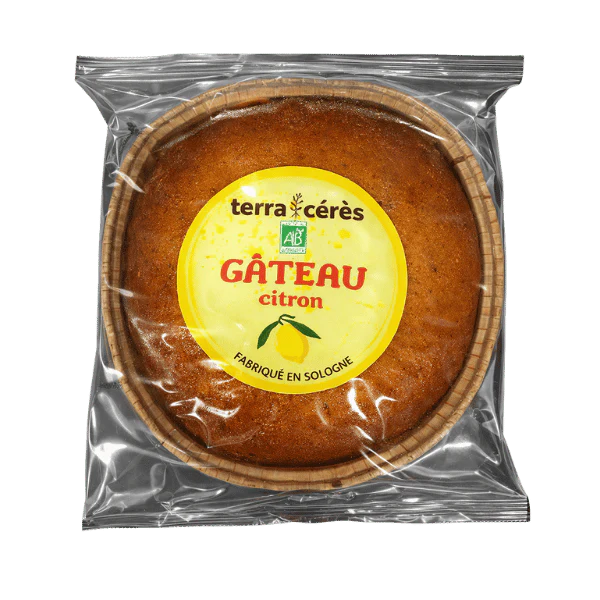 Gâteau au citron sans gluten bio - 170g
