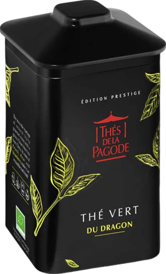 Thé vert du Dragon en feuilles bio - 100G