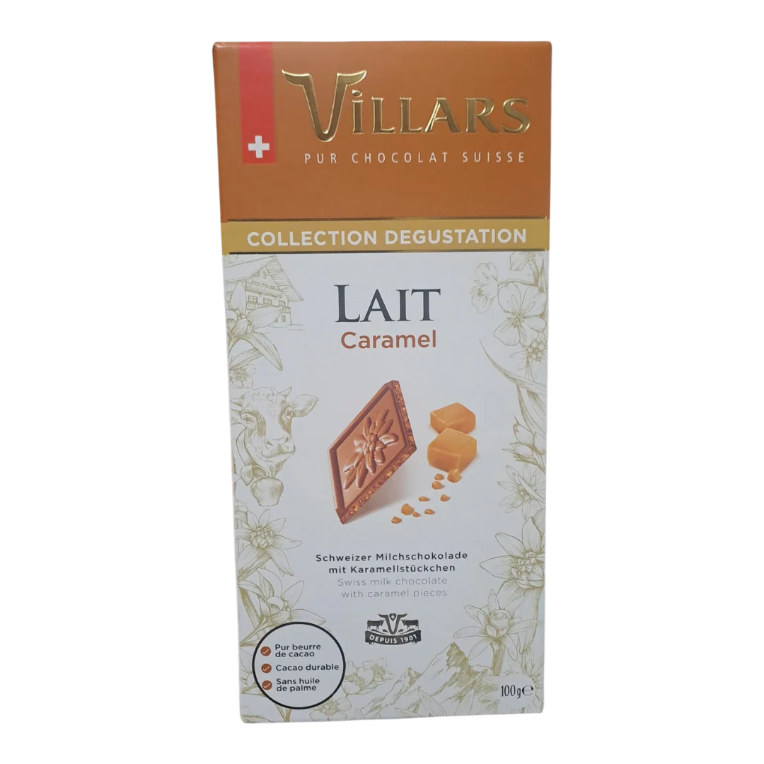 Tablette de chocolat lait caramel - 100g