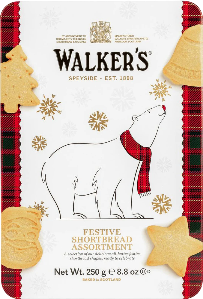 Assortiment de sablés festifs Boîte Ours Polaire - 250G
